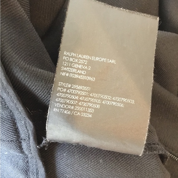 Club Monaco High Rise Wool Blend Wide leg Cropped Pant - Picture 8 of 9